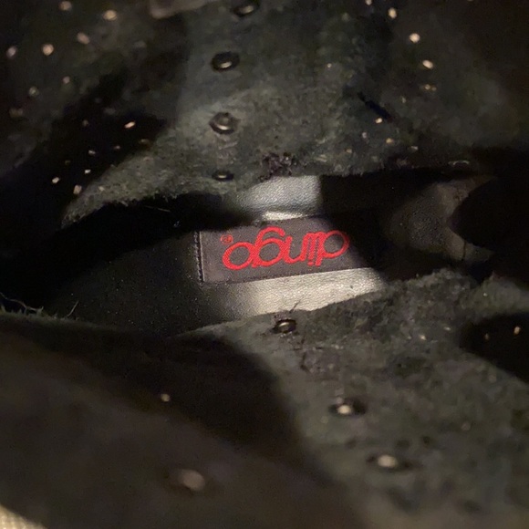 Dingo Grey Laser Cut Out Cowgirl Boots - Picture 4 of 7